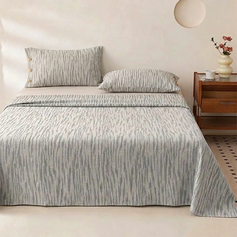 Superior Ownkoti Abstract Linear Jacquard Cotton Bedspread Outstanding