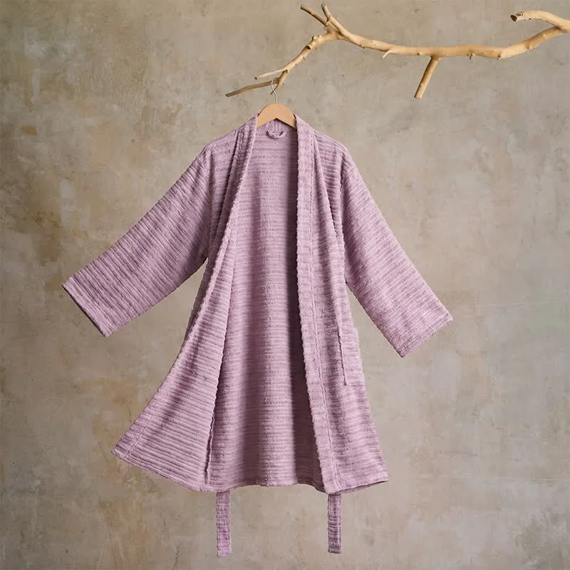 Advanced Ownkoti Cotton Waffle Weave Kimono Bathrobe Lightweight