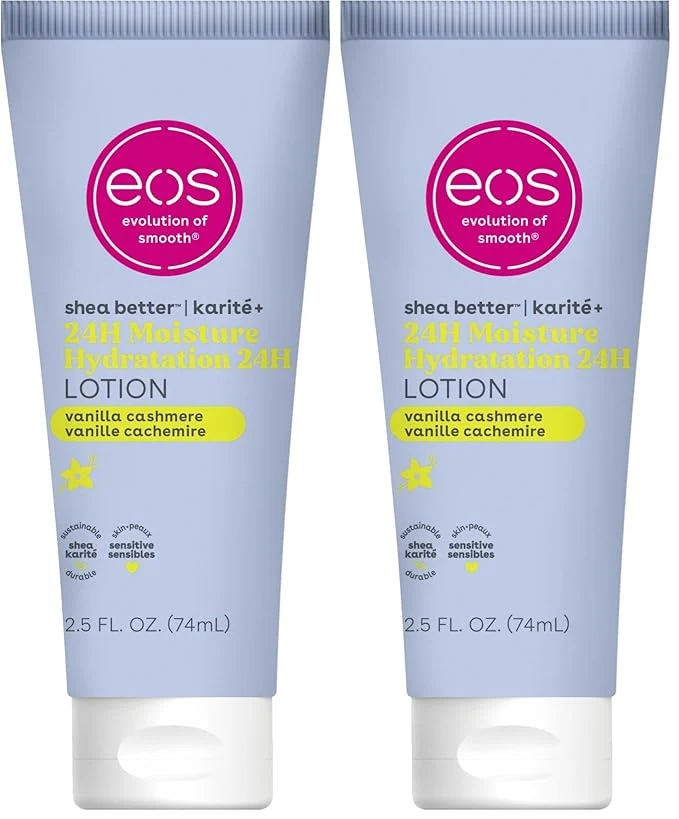 Solid eos 24H Moisture Travel Body Lotion- Vanilla Cashmere Travel Size Essential Minimalist