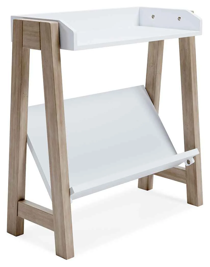 Natural Blariden – Small Bookcase – White Tan Exceptional