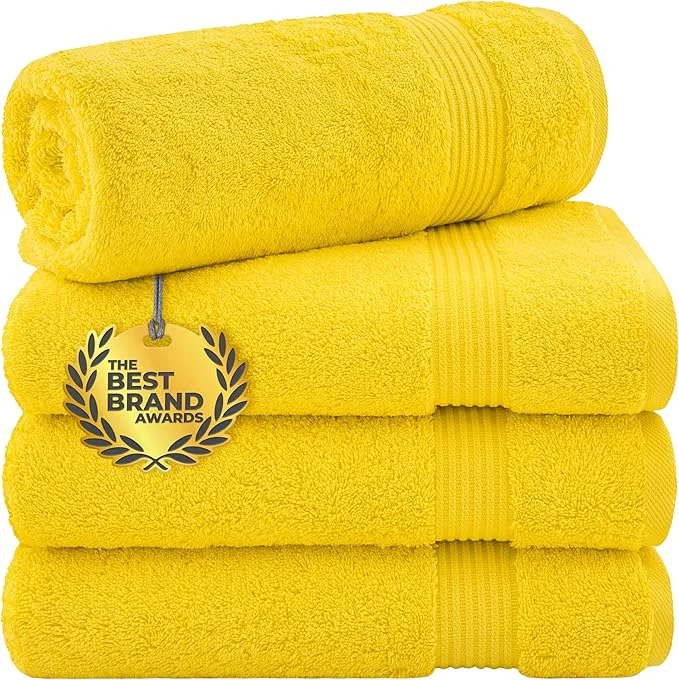 Superior Cotton Paradise 4 Piece Turkish Bath Towels Trendy