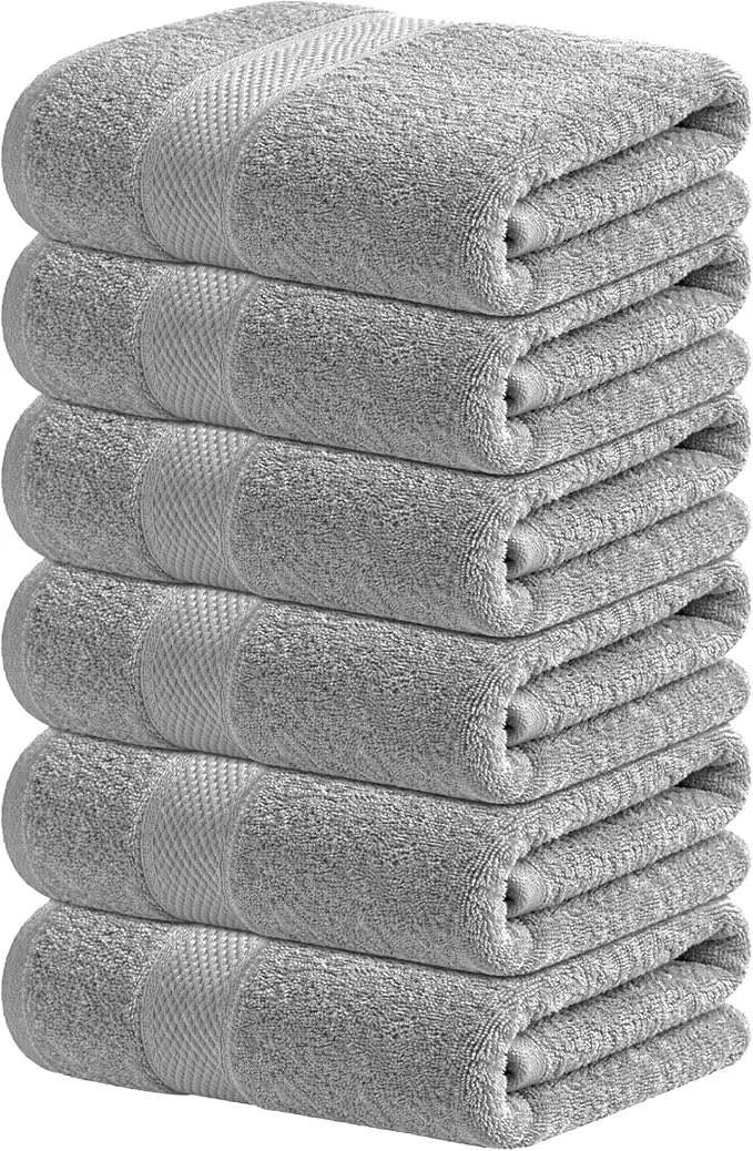 Trendy Infinitee Xclusives Gray Hand Towels Solid