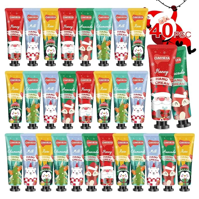 Verified 40 Pack Bulk Christmas Gifts Mini Hand Cream Set Bulk Christmas Gifts Environmentally Friendly