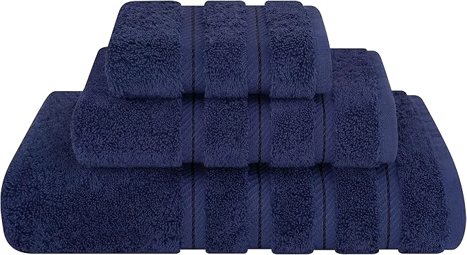 Certified American Soft Linen Premium 3 Piece Towel Set 1 Bath Towel 1 Hand Towel 1 Selected