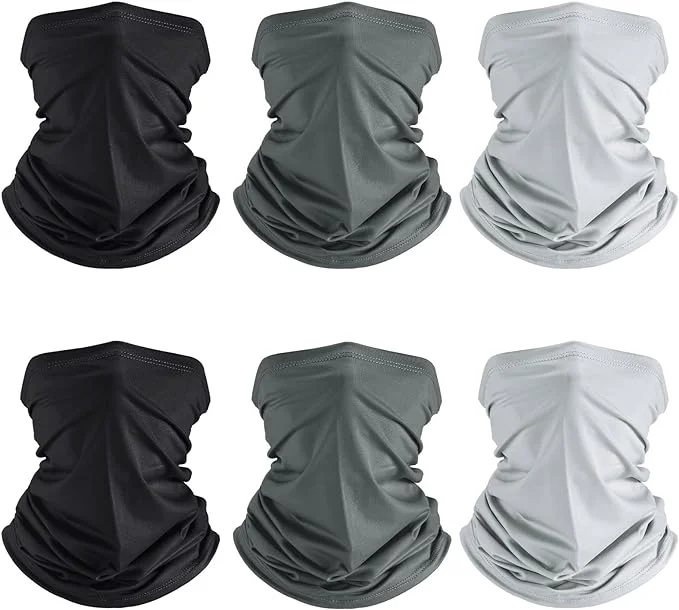 Next-Generation Geyoga 6 Pieces Summer UV Protection Cooling Neck Gaiter Face Clothing Neck Long-Lasting
