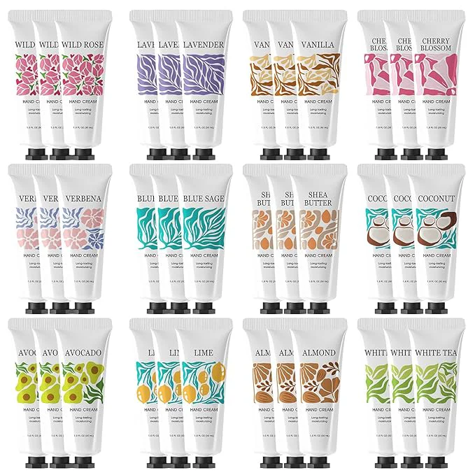 Modern 36 Pack Hand Cream Bulk Gifts for Women Mothers Day Gifts for Mom Mini Fine