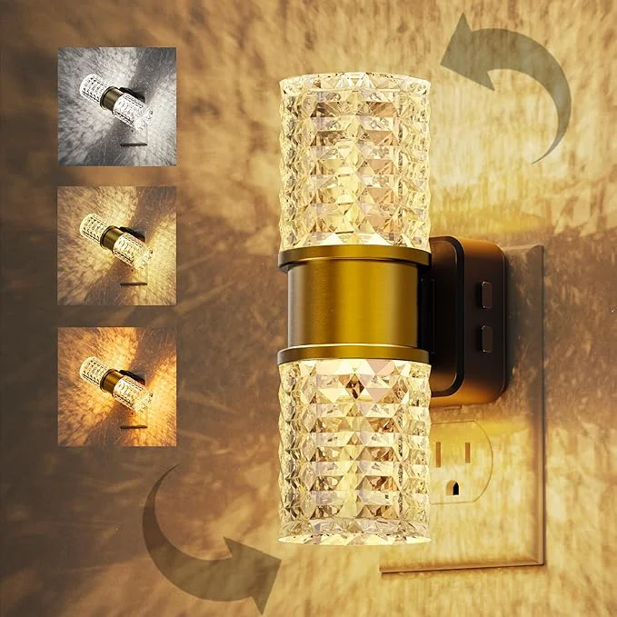 Proven L LOHAS LED Night Light Modern Night Lights Plug into Wall Amber-3000K-5000K Reusable