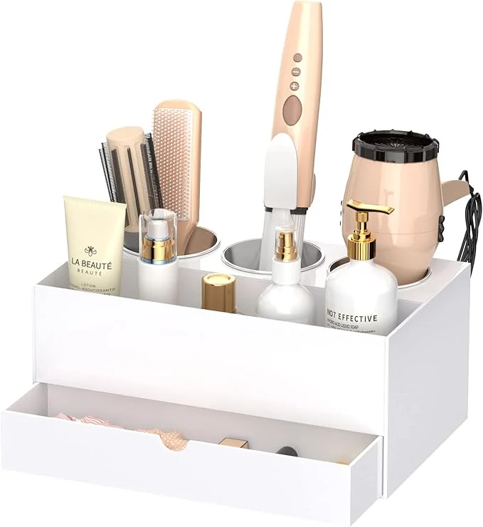 Smart NIUBEE Hair Tool Organizer Bathroom Countertop Blow Dryer Holder Vanity Caddy Fast