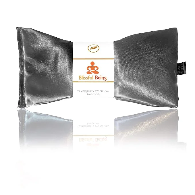 Proven Lavender Eye Pillow Hot or Cold Weighted Satin Eye Mask Outstanding