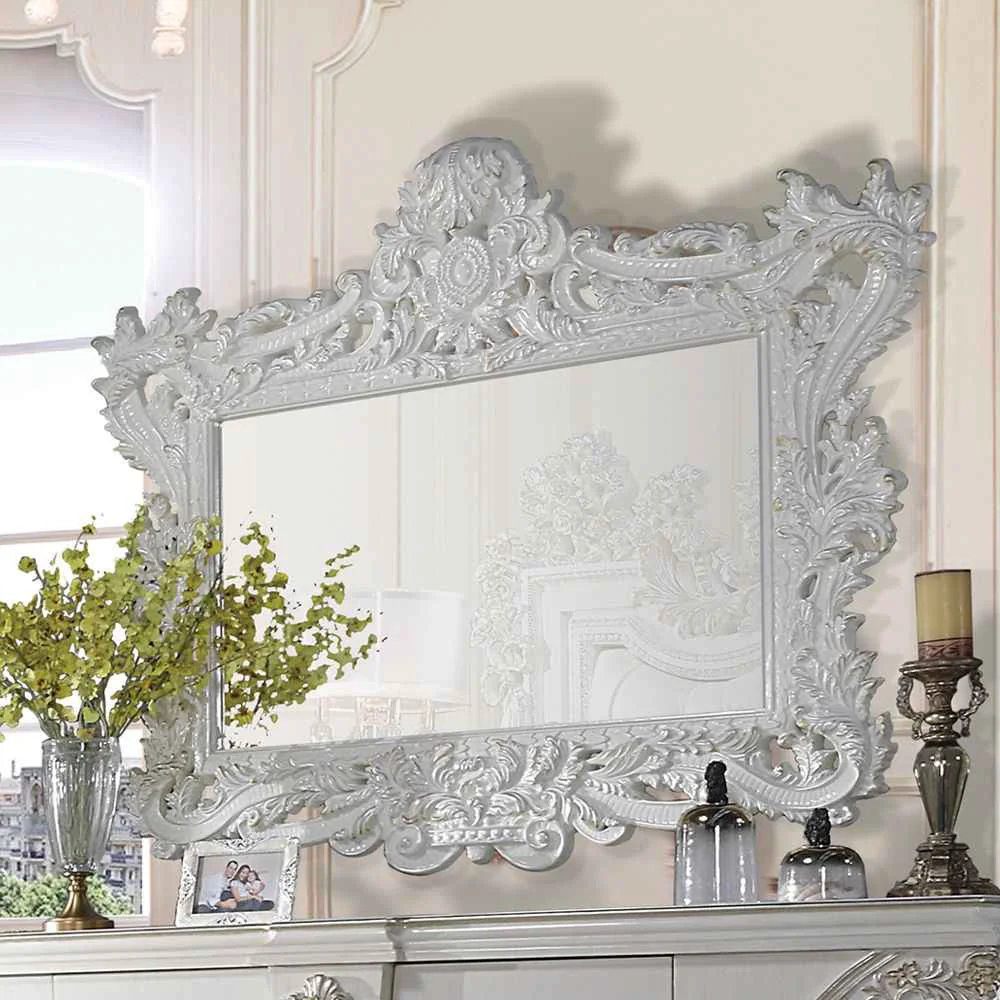 Eco-Friendly Adara – Mirror – Antique White Advanced