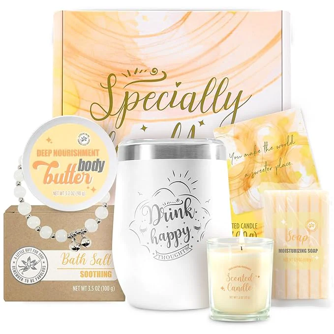 Luxury Gifts for Women BODY EARTH Birthday Gift Sets Vanilla Bath Set Spa Gifts for Minimalist