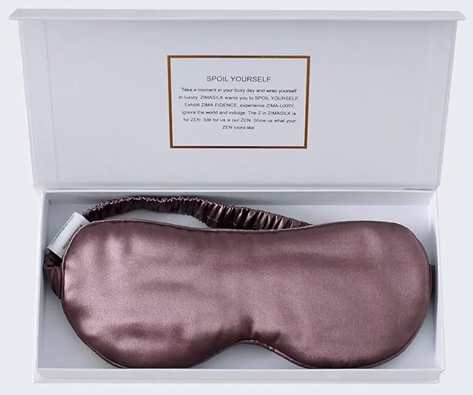 Superior ZIMASILK Adjustable 22 Momme Mulberry Silk Sleep Mask Traditional