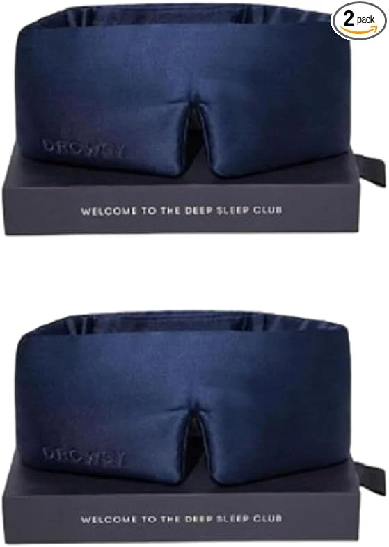 High-End DROWSY Silk Sleep Mask Set Carefully Designed