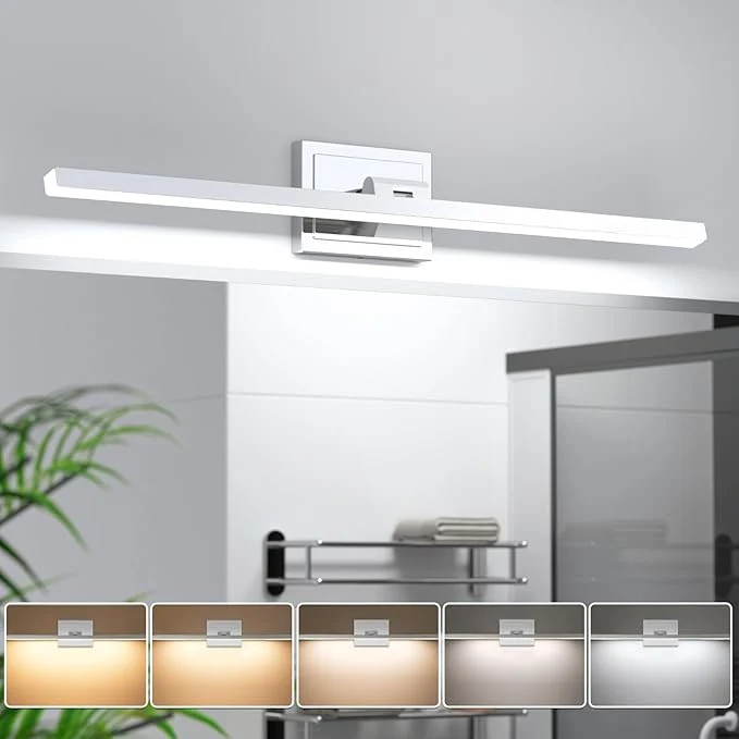 High-Performance VOLISUN Modern Bathroom Vanity Light 31.5 inch 18W Dimmable 5CCT Led Bathroom