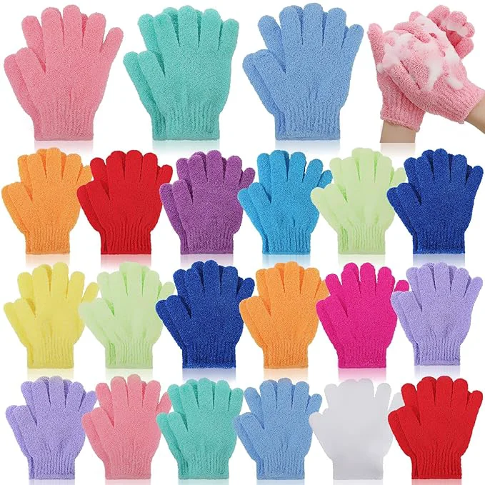 Eco-Friendly Tegeme 50 Pcs Exfoliating Gloves Flexible