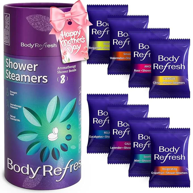 Premium Material Shower Steamers Aromatherapy 8 Pack Eco-Friendly