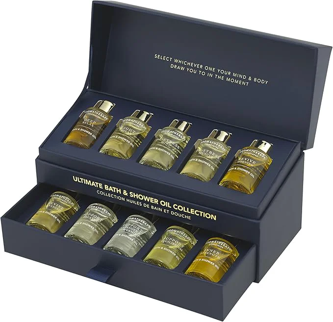 Elite Aromatherapy Associates Essential Oil Blends – Luxury Body and Shower Oils Long-Lasting