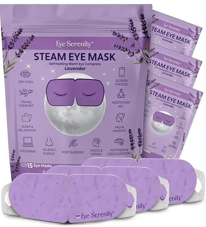 Fine Crafted Eye Serenity Steam Eye Mask Heated Eye Mask Self Heating Warm Compress Traditional