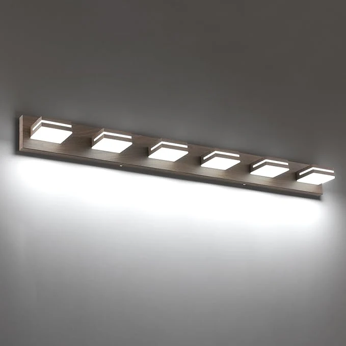 Clean SineRise LED Modern Bathroom Vanity Light Fixtures Environmentally Friendly