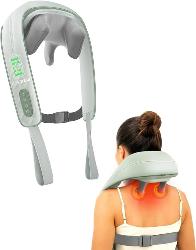Next-Generation Snailax Cordless Neck Shoulder Massager Easy-to-Use