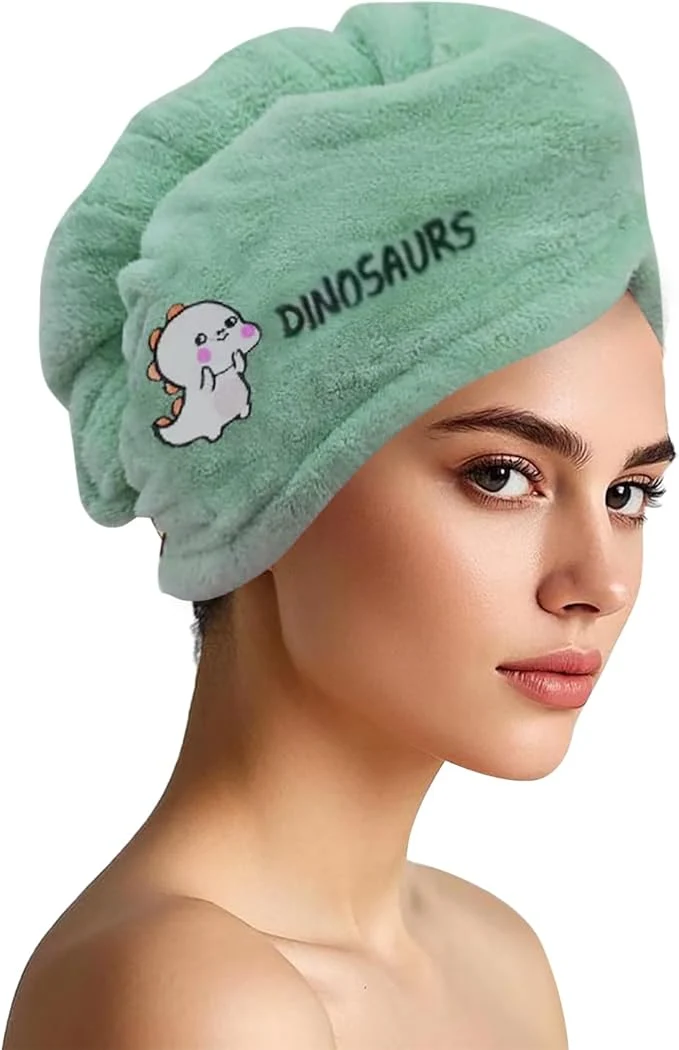 Professional Microfiber Hair Drying Towel Wrap Fast
