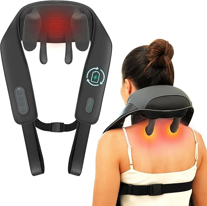Environmentally Friendly Snailax Cordless Neck Massager Carefully Designed