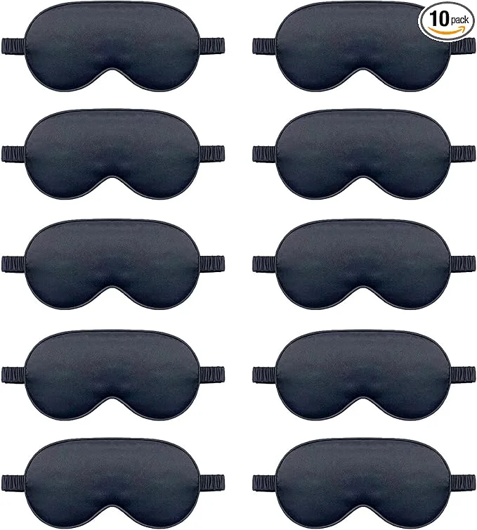 Enhanced 10 Pack Sleep Mask Silk Eye Mask Verified