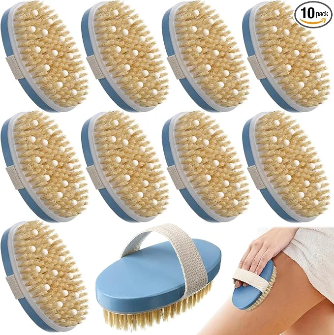 Safe Gejoy 10 Pcs Dry Brushing Body Brush Responsible