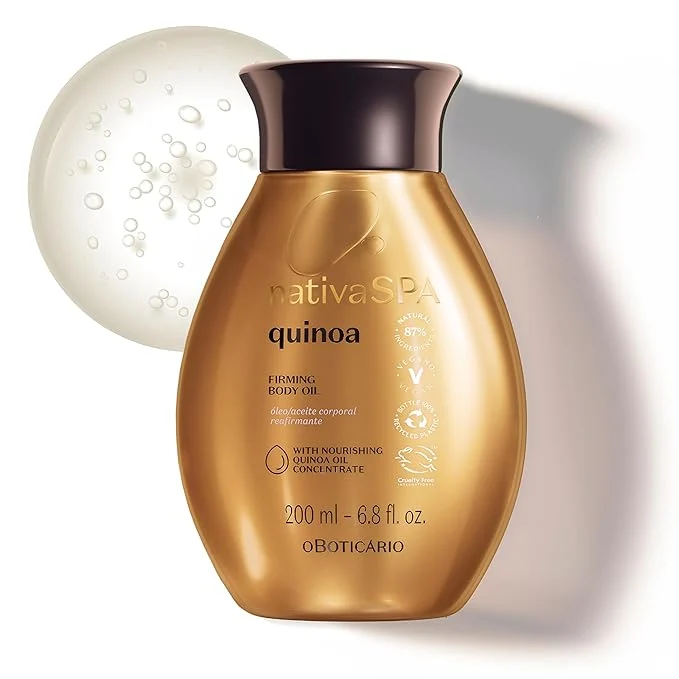 Genuine Nativa SPA by O Boticario Quinoa Hydrating Body Oil Soft and Healthy Skin High-Grade