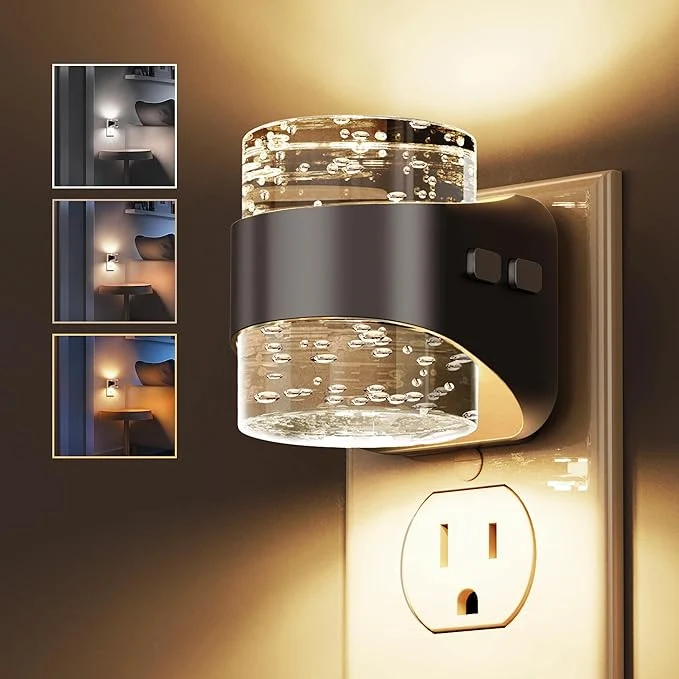 Environmentally Friendly L LOHAS LED Night Light Bubble Night Lights Plug into Wall 3000K 4000k 5000K Minimalist