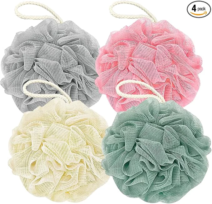 Prestigious Rnoafmu Shower Loofah Bath Sponge 60G Loofah Exfoliating Body Scrubber High-End
