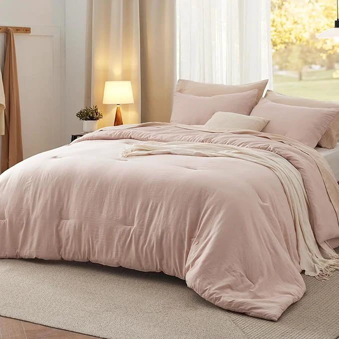 Quality Bedsure Twin Twin XL Comforter Set Light Pink Soft Prewashed Bedding for All Seasons 2 Pieces GentleSoft™ Bed Set 1 Lightweight Comforter 68 quot x88 quot and 1 Pillowcase 20 quot x26 quot Traditional