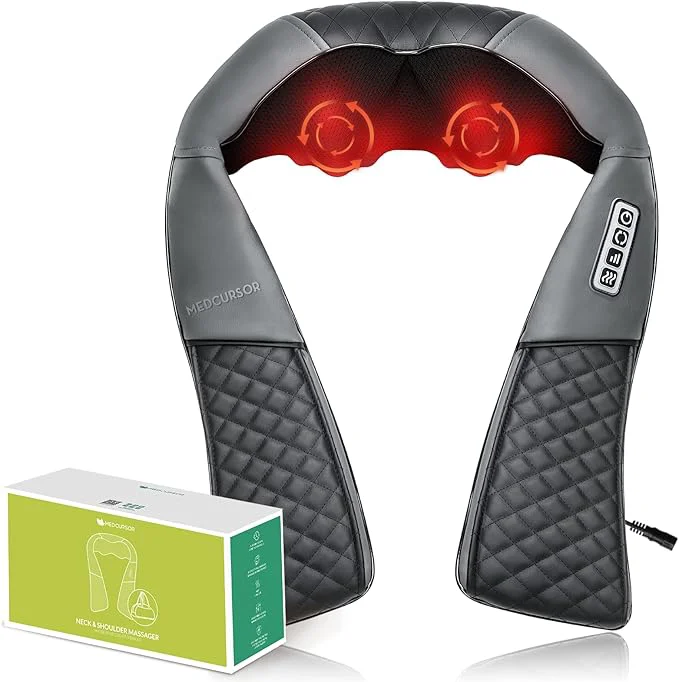 Refined Medcursor Neck Massager 2026 Upgraded Portable Electric Shiatsu Back Massage Responsible