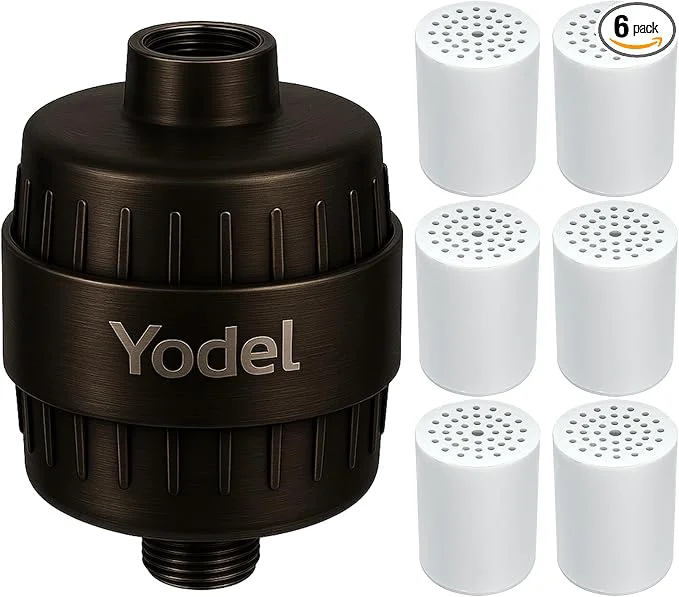Green Yodel Oil Rubbed Bronze Shower Filter Contemporary