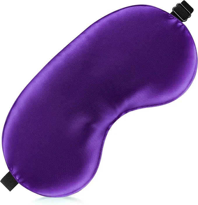 Reusable Sleep Mask Silk Eye Mask for Men Sleeping Mask Adjustable Elastic Strap for Clean