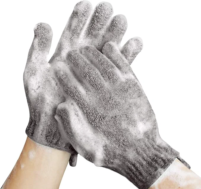 Top-Quality MIG4U Shower Exfoliating Scrub Gloves Bathing Gloves Body Wash Dead Skin Practical