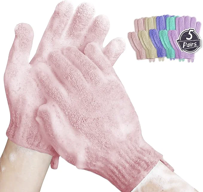 Exclusive MIG4U Shower Exfoliating Scrub Gloves Bathing Gloves Body Wash Dead Skin Casual