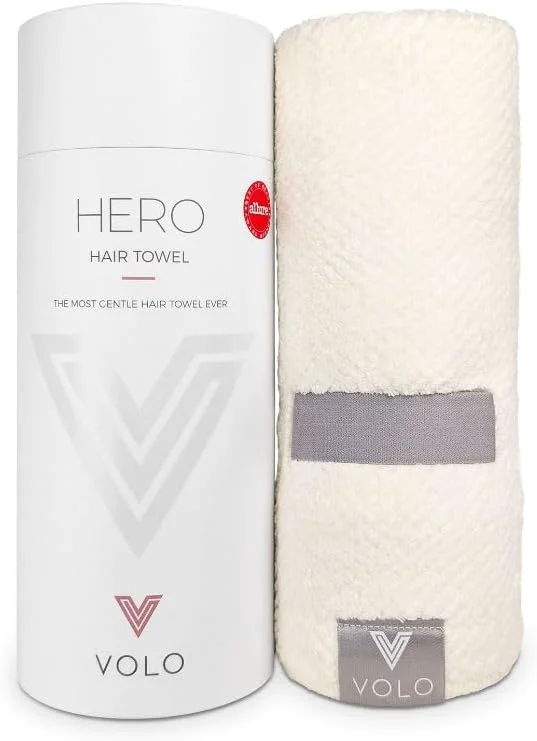 Relaxed VOLO Hero Hair Towel – Ultra Soft Nanoweave™ Microfiber Super Absorbent Quick Consistent