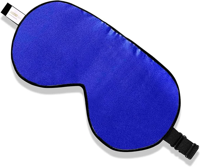 Refined ZIMASILK Natural Silk Sleep Mask Blindfold Adjustable Super-Smooth Soft Easy-to-Use