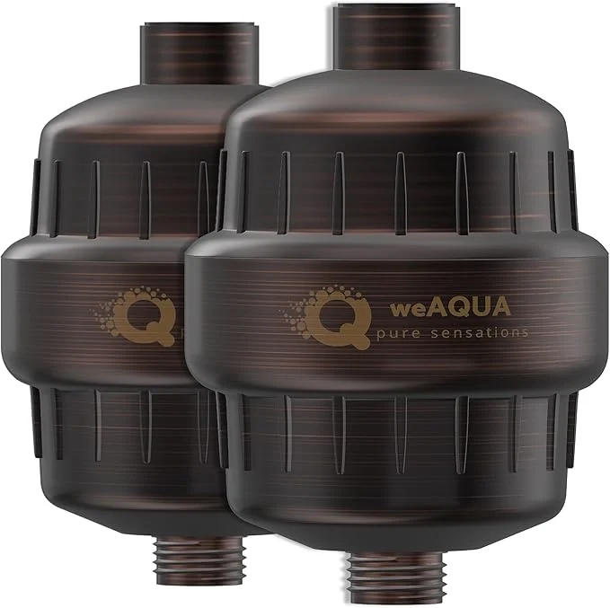 Comfortable weAQUA Heavy Duty Shower Filter Family 2 PACK – 99 Removal Fashionable