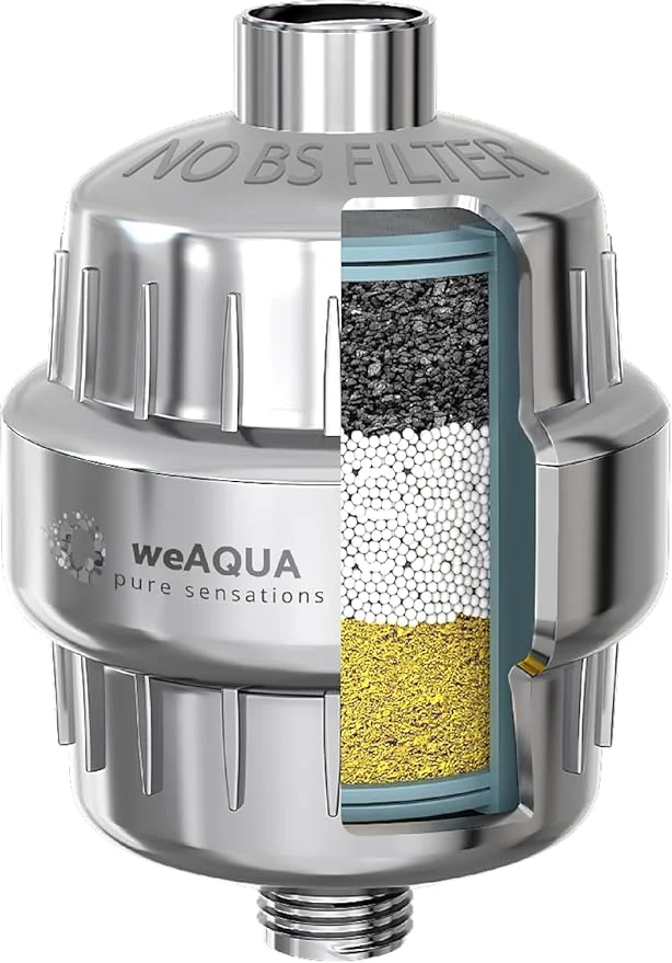 Original Design weAQUA Heavy Duty NO BS Shower Filter – 99 Removal Premium Material