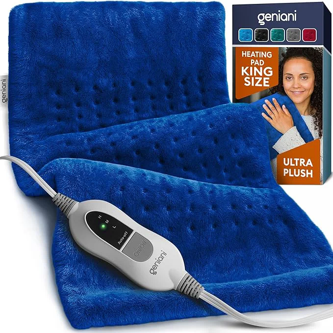 Unique GENIANI Electric Heating Pad for Back Pain Cramps Relief Electric Throw Outstanding