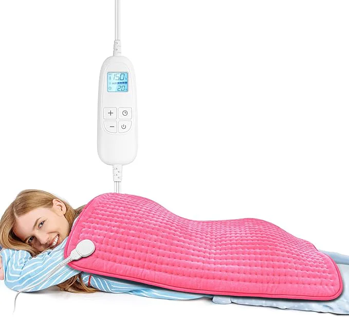 Green FluffyWarmth Electric Heating Pad Refined