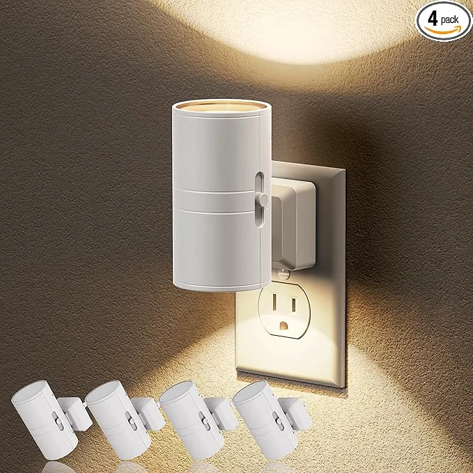 Comfortable JandCase Night Lights Plug into Wall Dimmable Night Light Plug in Modern Fast