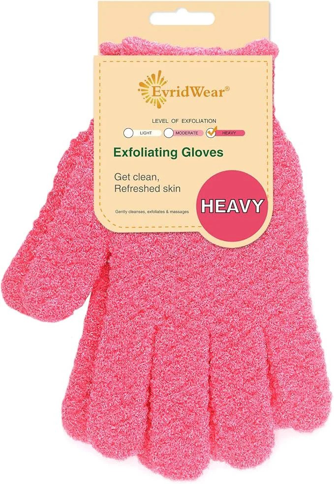 Luxury Evridwear Exfoliating Glove Shower Gloves Exfoliate Dead Skin Excellent