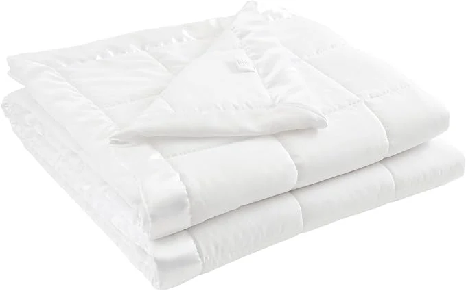 Responsible Madison Park Windom Down Blanket Premium 3M Scotchgard Moisture Wicking Treatment Lightweight and Soft Bed Cover For All Season Satin Trim White Full Queen Professional
