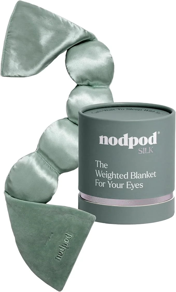 Carefully Designed Nodpod Mineralized Silk Gentle Pressure Sleep Mask Secure