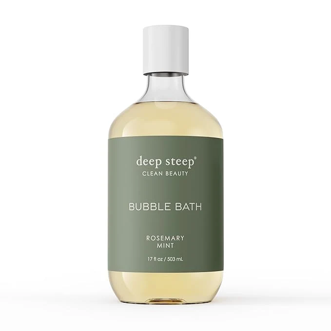 Enhanced Deep Steep Rosemary Mint Bubble Bath Sustainable