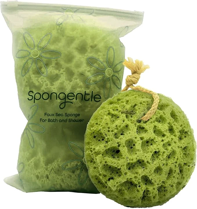 Fine Crafted Spongentle Loofah Sponge for Shower and Bathing Bath Sponge Convenient