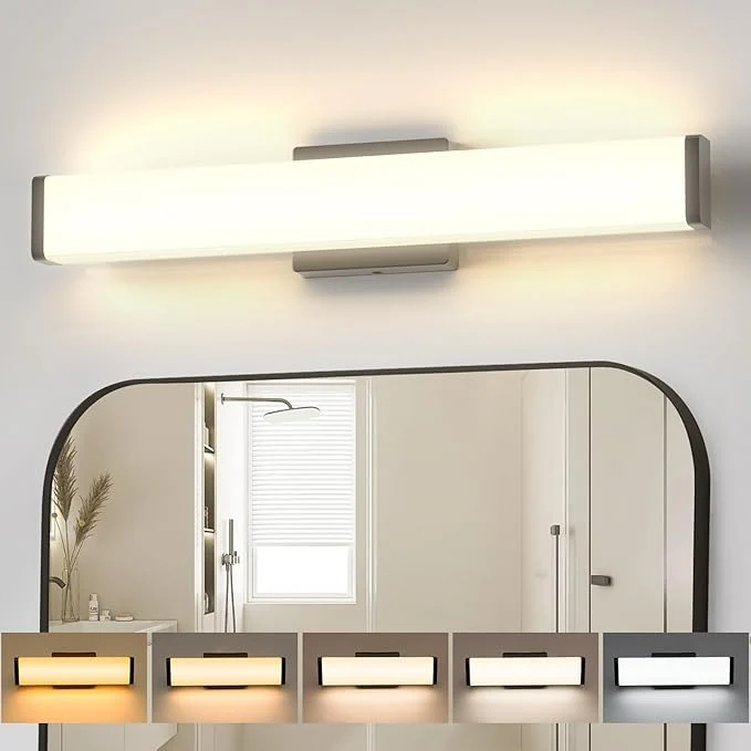 Responsible Amico Bathroom Vanity Light Over Mirror 24 inch Dimmable 5CCT Led Vanity Lights Relaxed